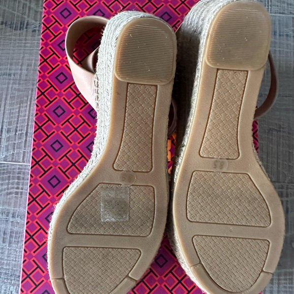 Tory Burch "Pre-Owned" Women's Bima Espadrille Ankle Leather
Sandals Size 8.5 - Picture 5 of 6